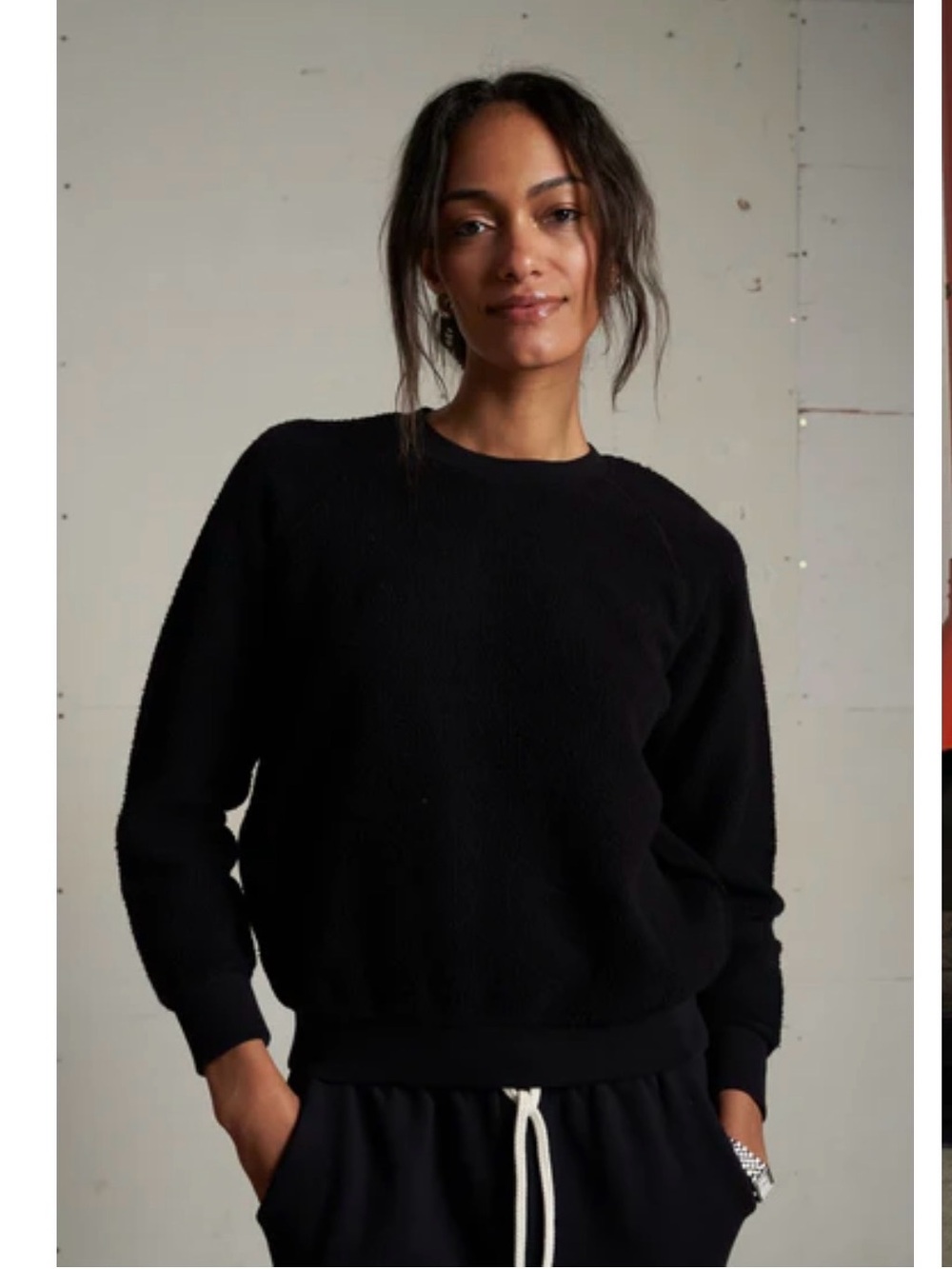 Perfectwhitetee Ziggy reverse fleece